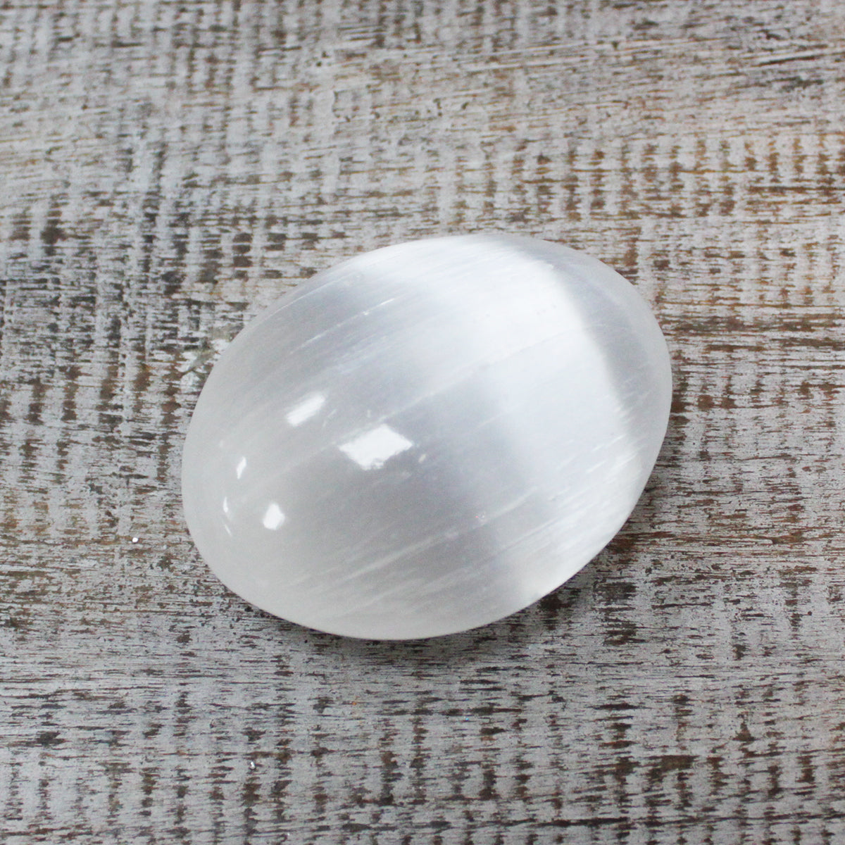 Selenite Palm Stone - 6.5 cm From Witch, Please!