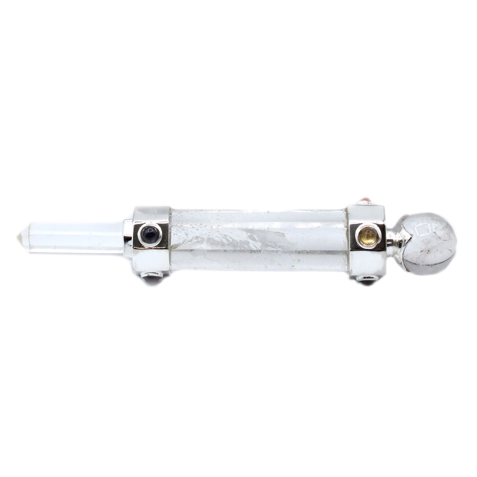 Hexagonal Crystal Healing Wand - 12cm - Rock Quartz From Witch, Please!