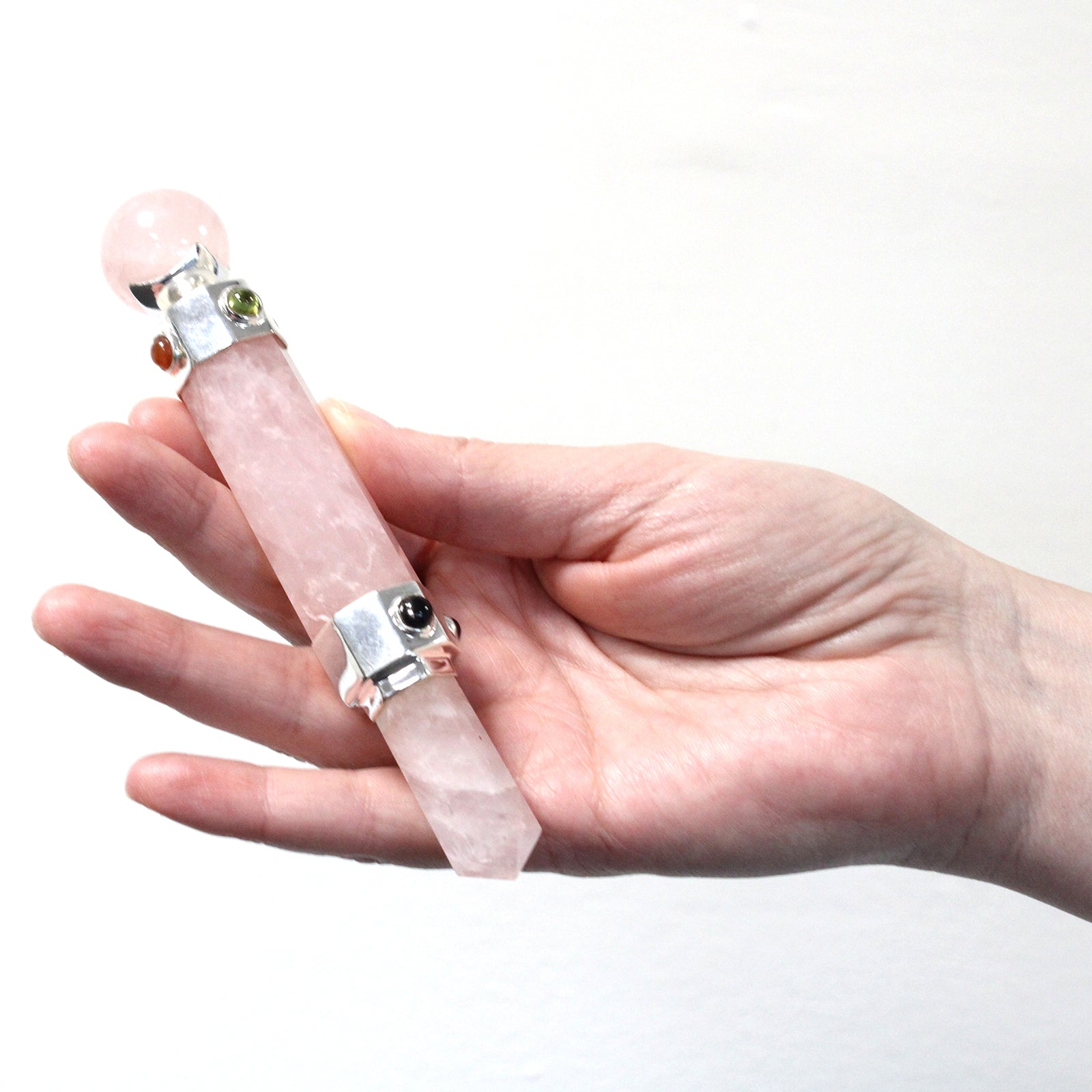 Hexagonal Crystal Healing Wand - 12cm - Rock Quartz From Witch, Please!