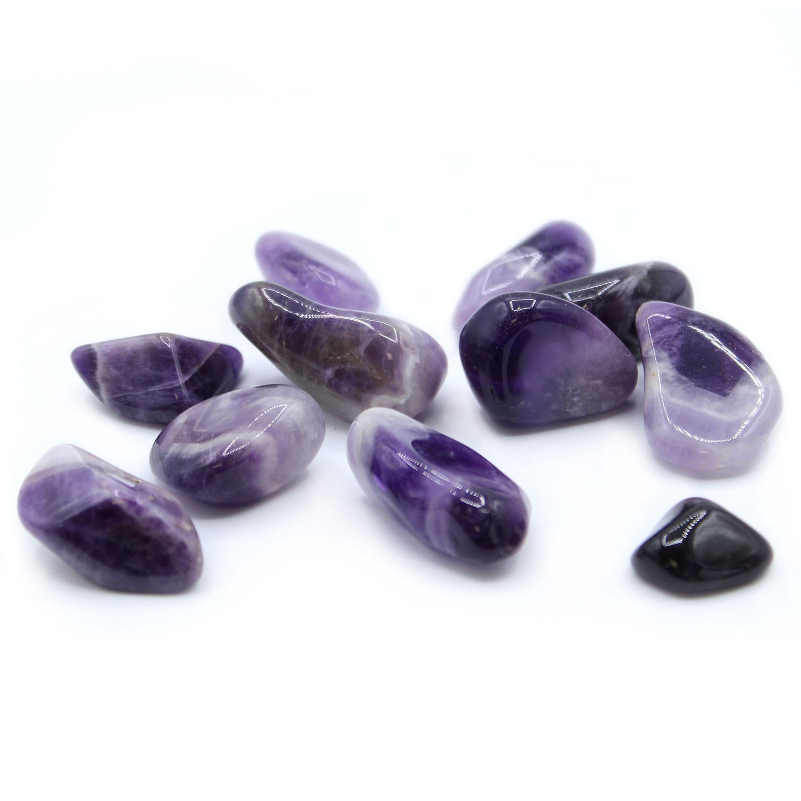 Tumble Stones - Amethyst Banded Band A From Witch, Please!