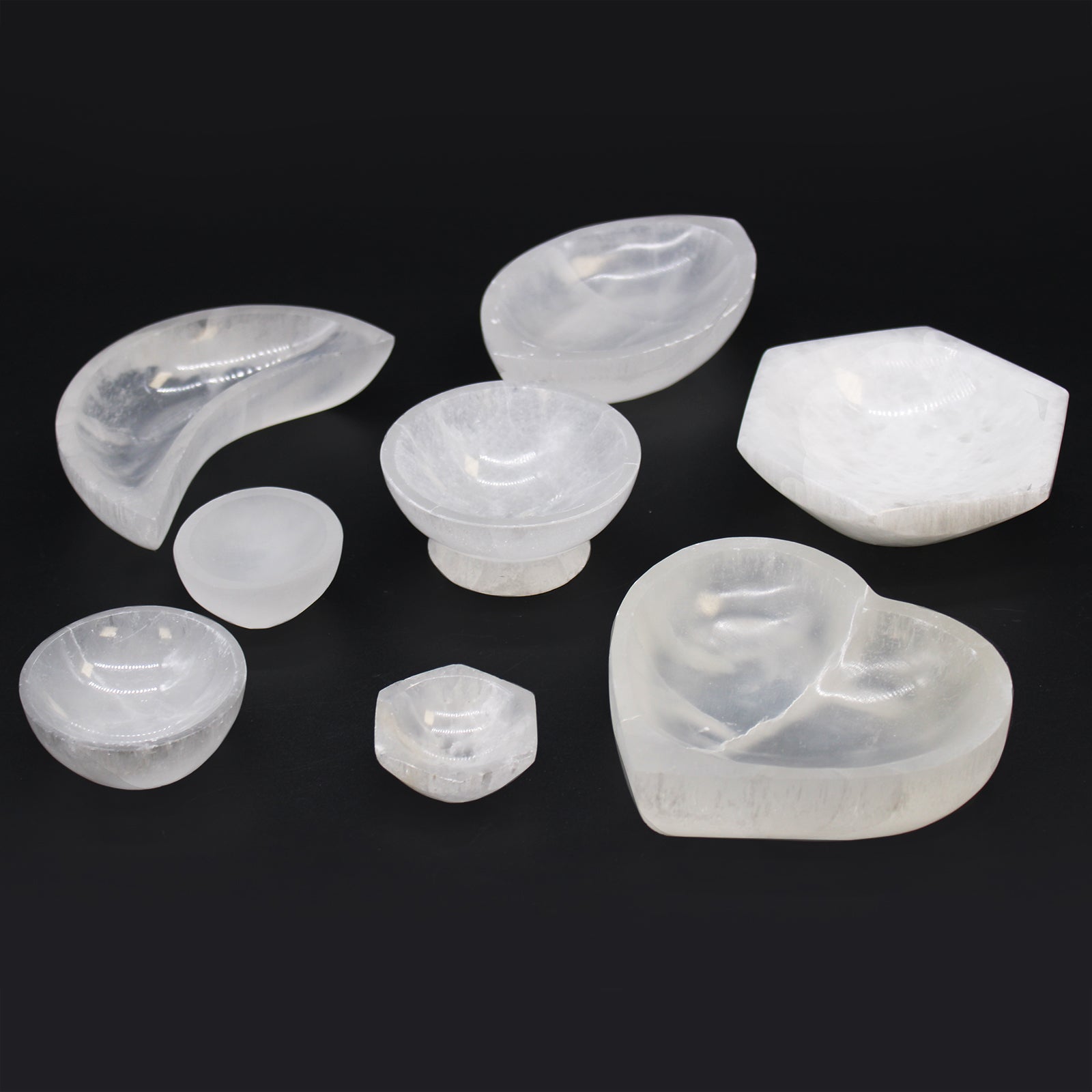 Selenite Hex Bowl - 6cm From Witch, Please!