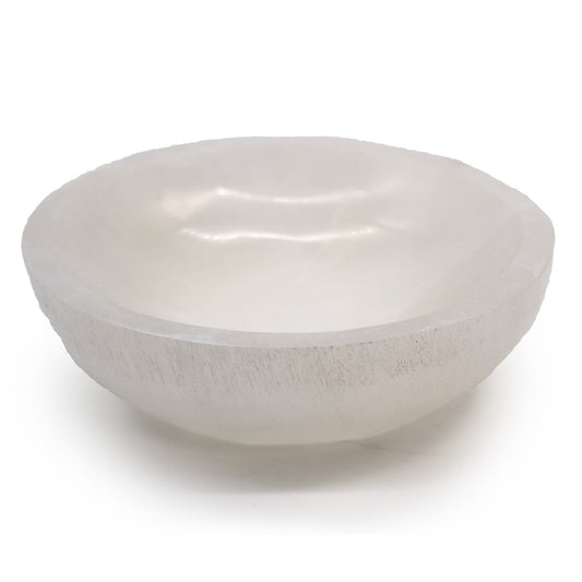 Selenite Round Bowl - 15cm From Witch, Please!