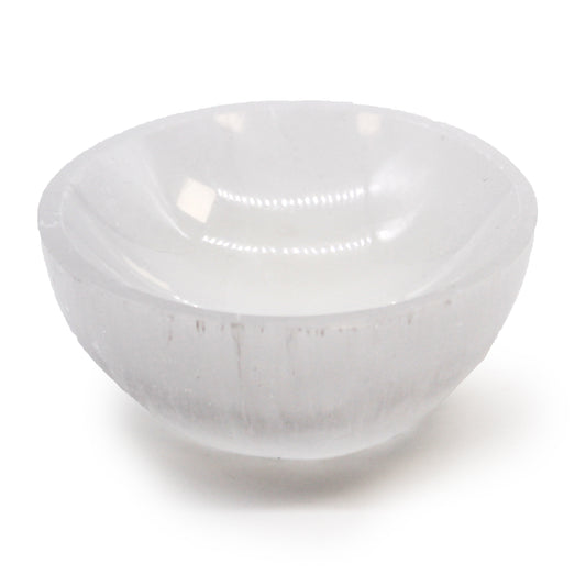 Selenite Round Bowl - 8cm From Witch, Please!
