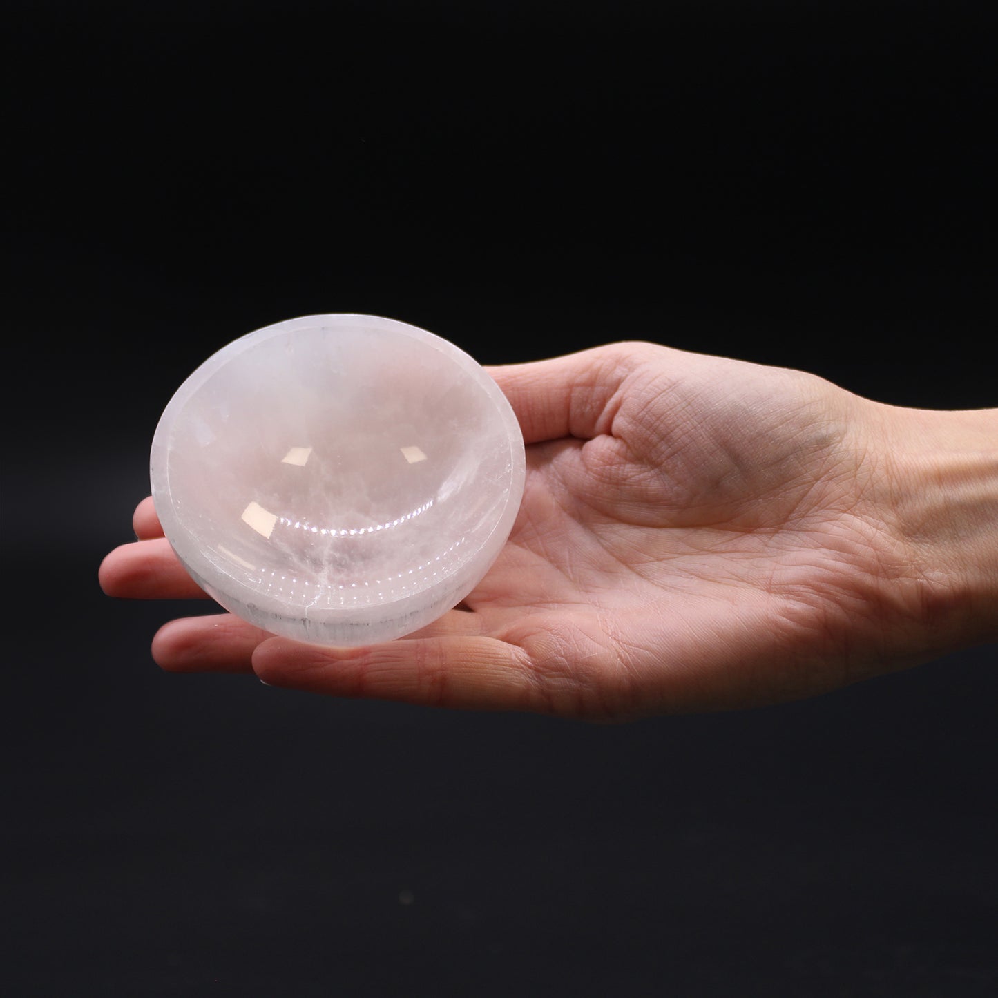 Selenite Round Bowl - 8cm From Witch, Please!