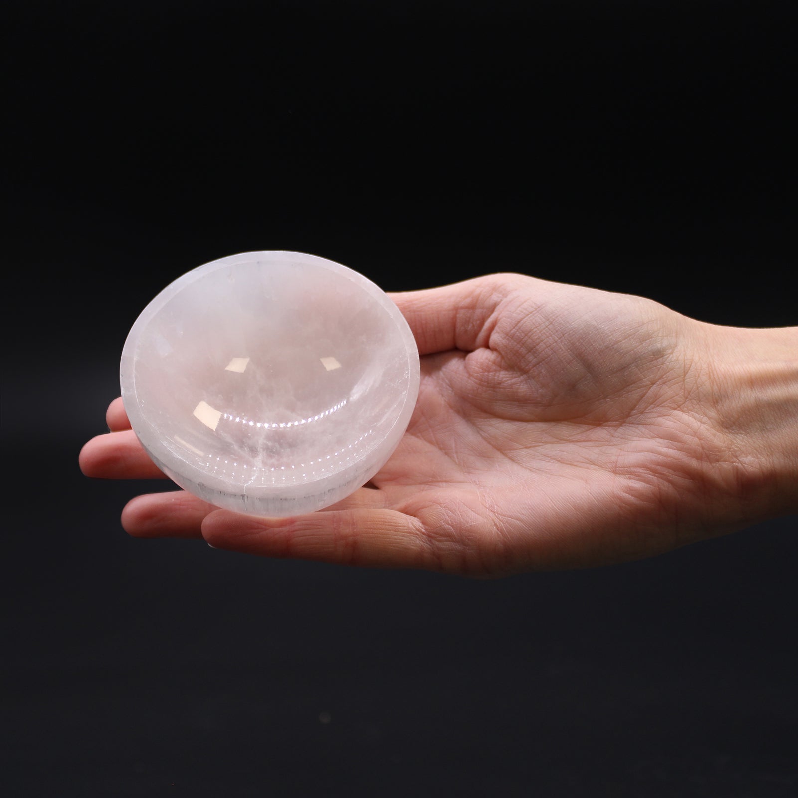 Selenite Round Bowl - 8cm From Witch, Please!