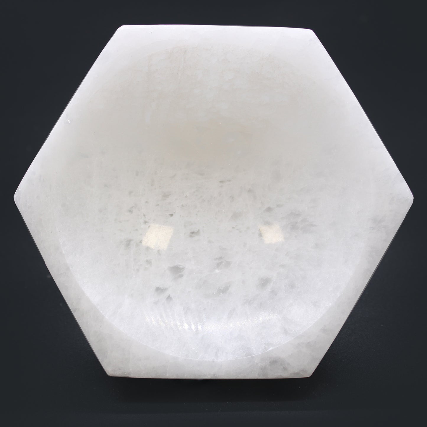 Selenite Hex Bowl - 15cm From Witch, Please!