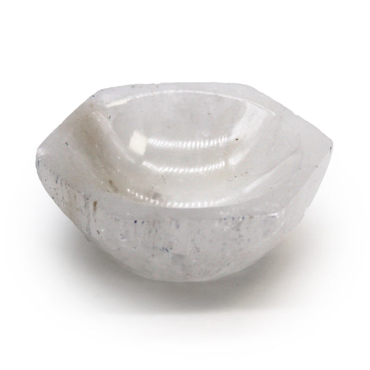 Selenite Hex Bowl - 6cm From Witch, Please!