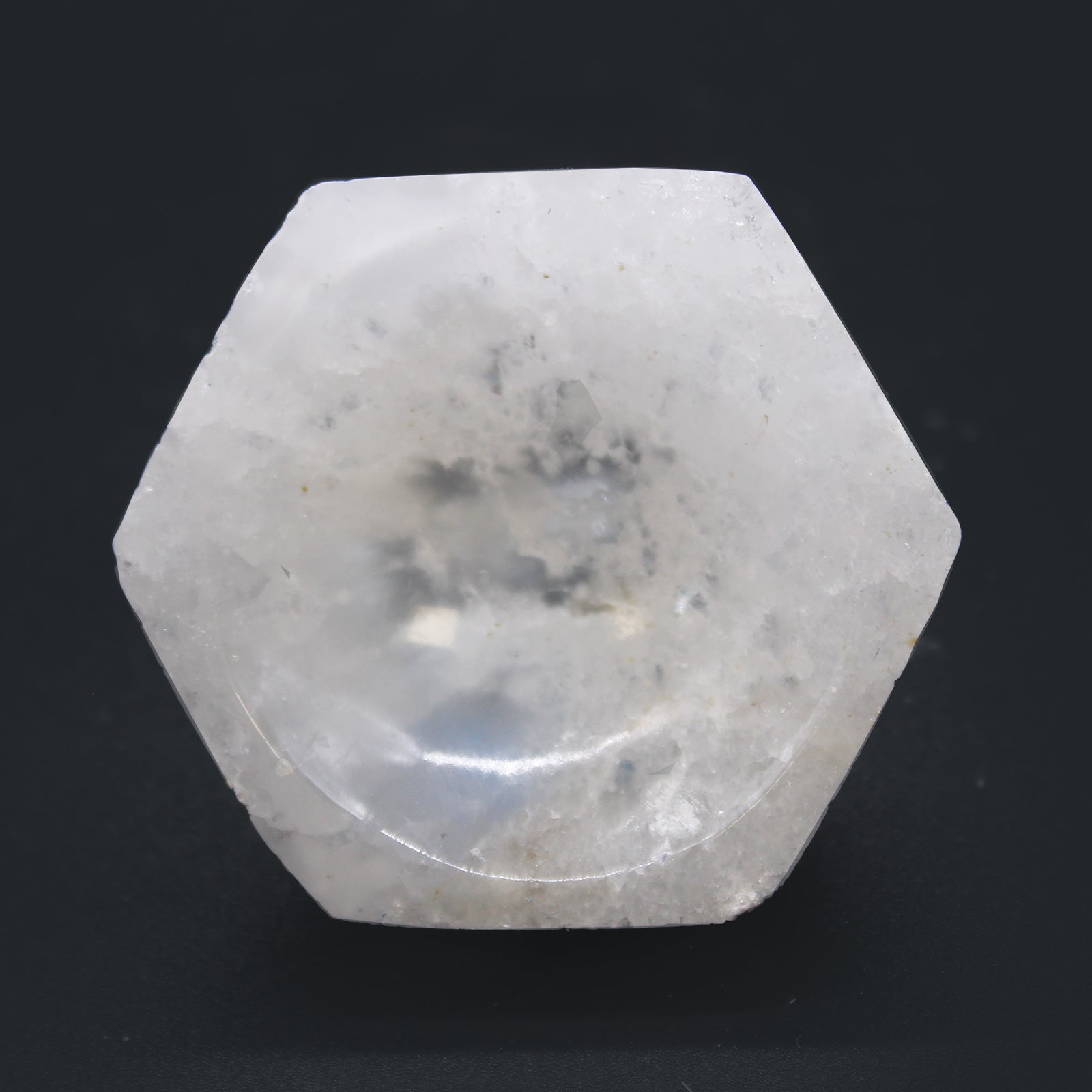 Selenite Hex Bowl - 6cm From Witch, Please!
