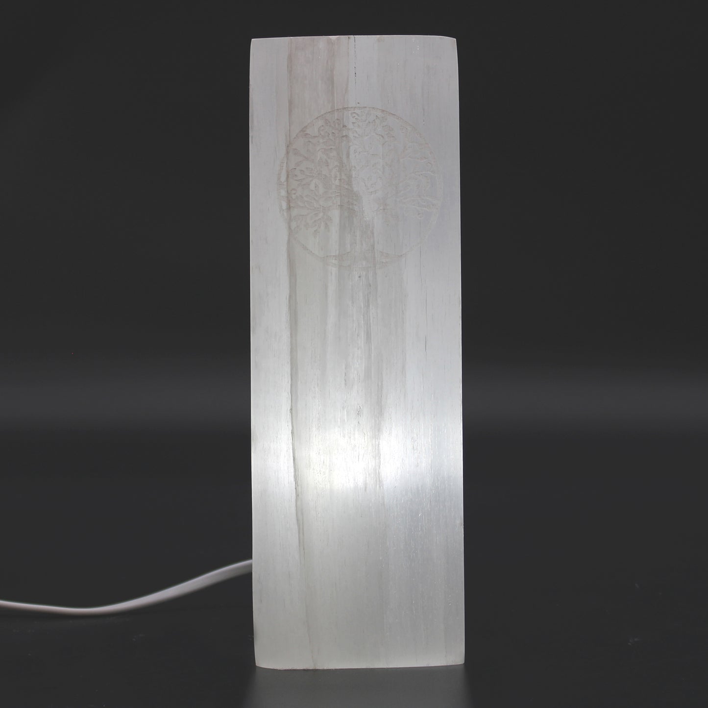 Selenite Block Lamp 25cm - Chakra Lamp From Witch, Please!