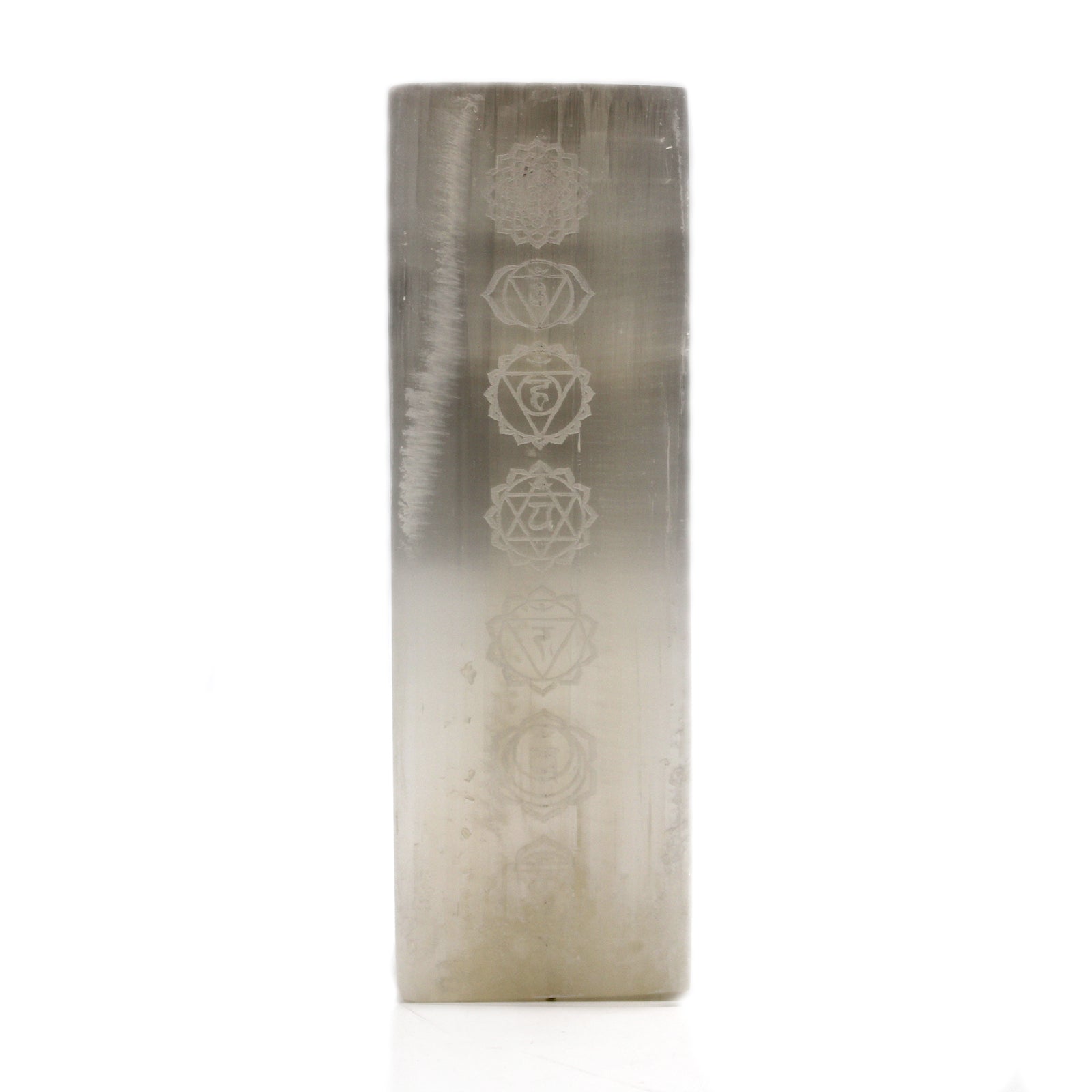 Selenite Block Lamp 25cm - Chakra Lamp From Witch, Please!