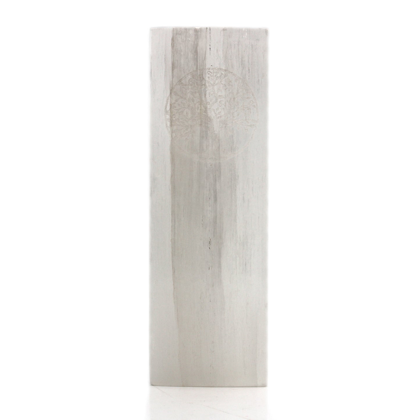 Selenite Block Lamp 25cm - Tree of Life From Witch, Please!