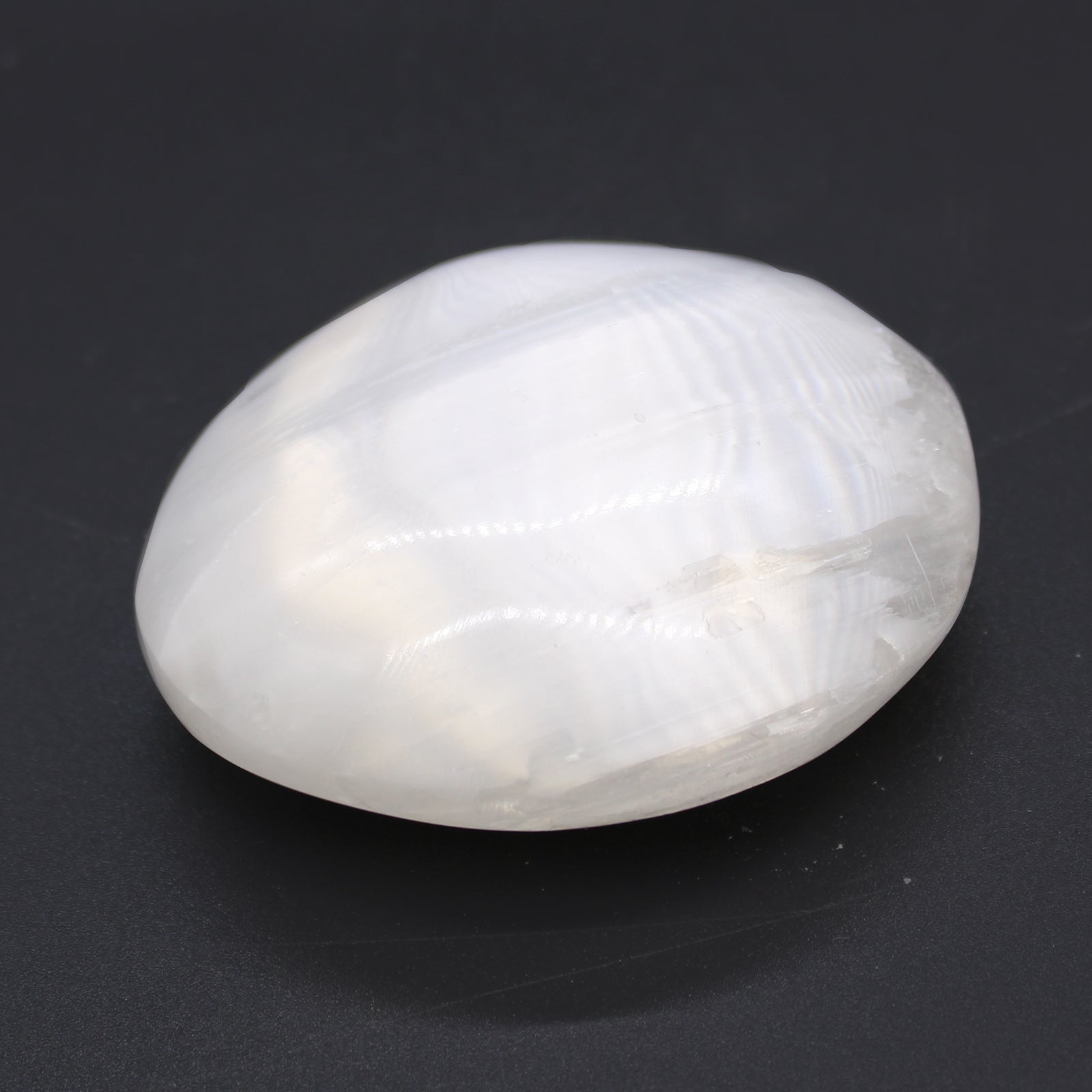 Selenite Palm Stone - 6.5 cm From Witch, Please!