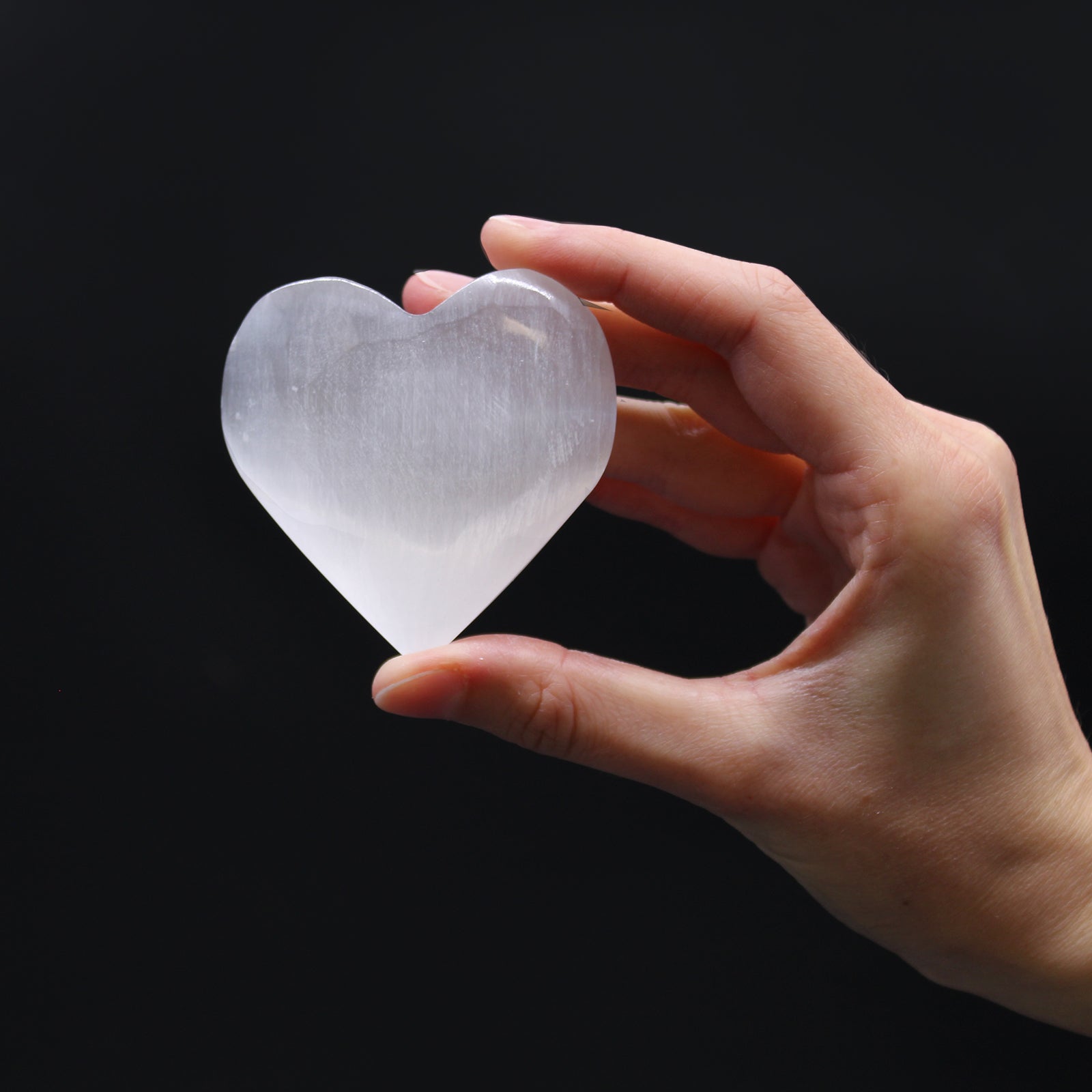 Selenite Heart - 7-8cm From Witch, Please!