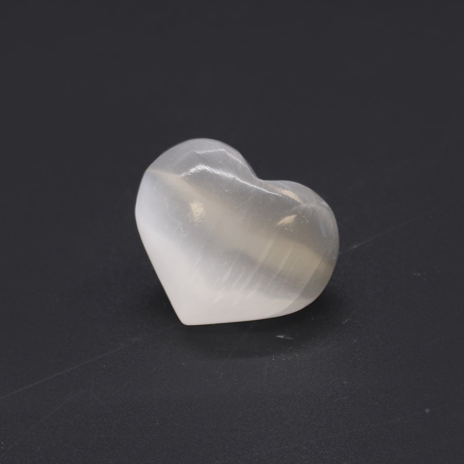 Selenite Heart - 3-4cm From Witch, Please!