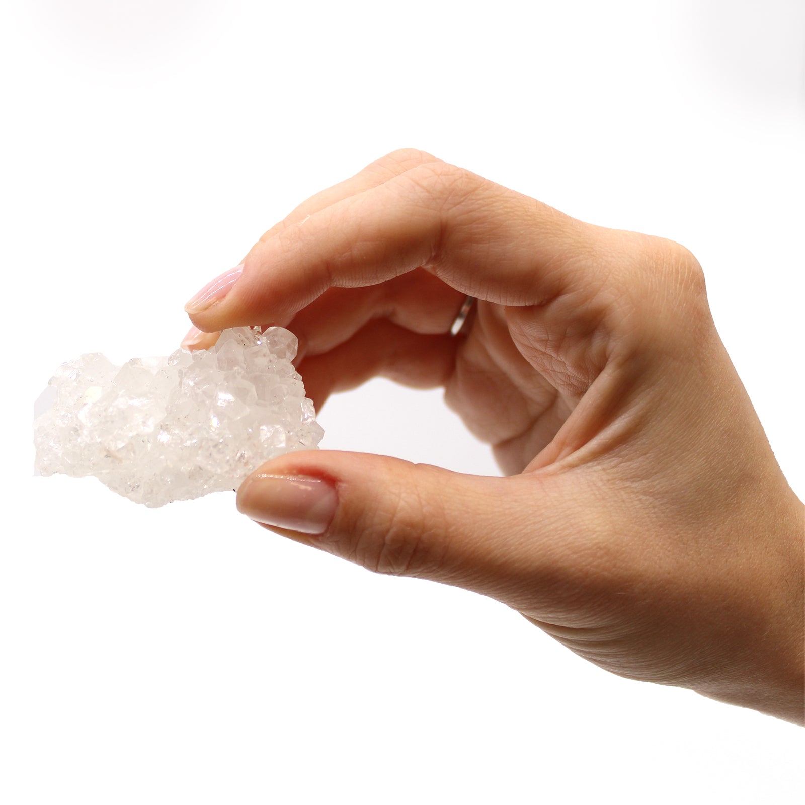 White Appophyllite Clusters 20-30mm From Witch, Please!
