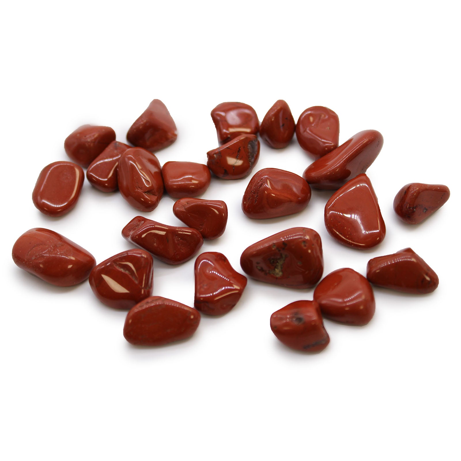 Small African Tumble Stones - Jasper - Red From Witch, Please!