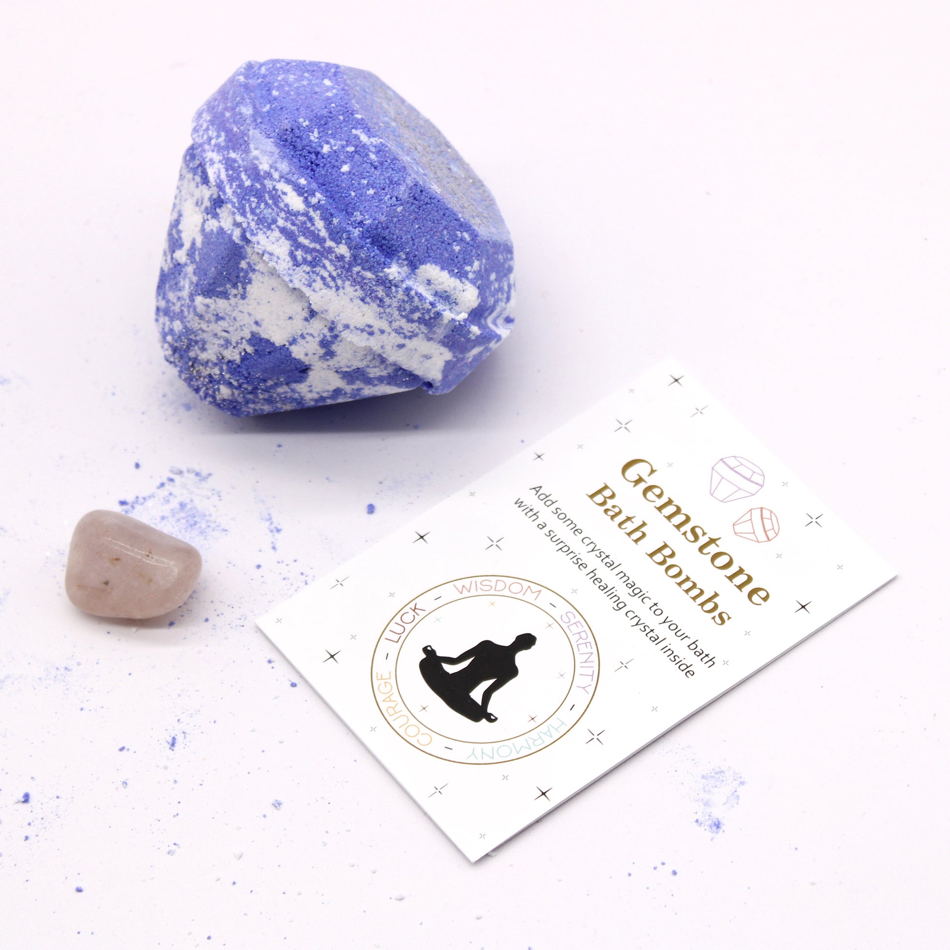 Gemstone Bath Bomb - Raspberry & Pomegranate From Witch, Please!