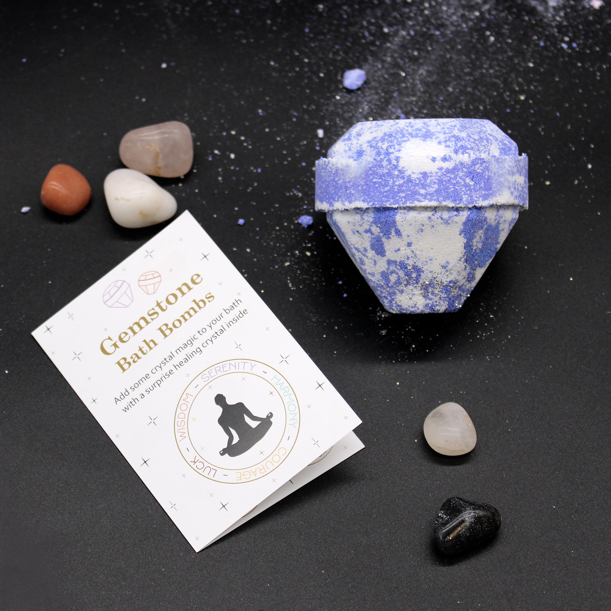 Gemstone Bath Bomb - Raspberry & Pomegranate From Witch, Please!