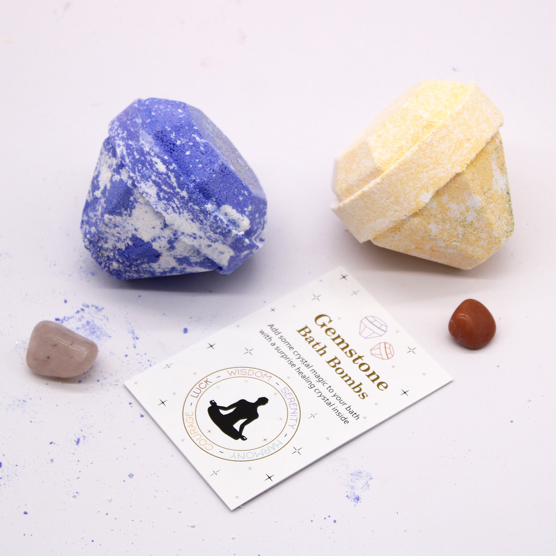 Gemstone Bath Bomb - Raspberry & Pomegranate From Witch, Please!