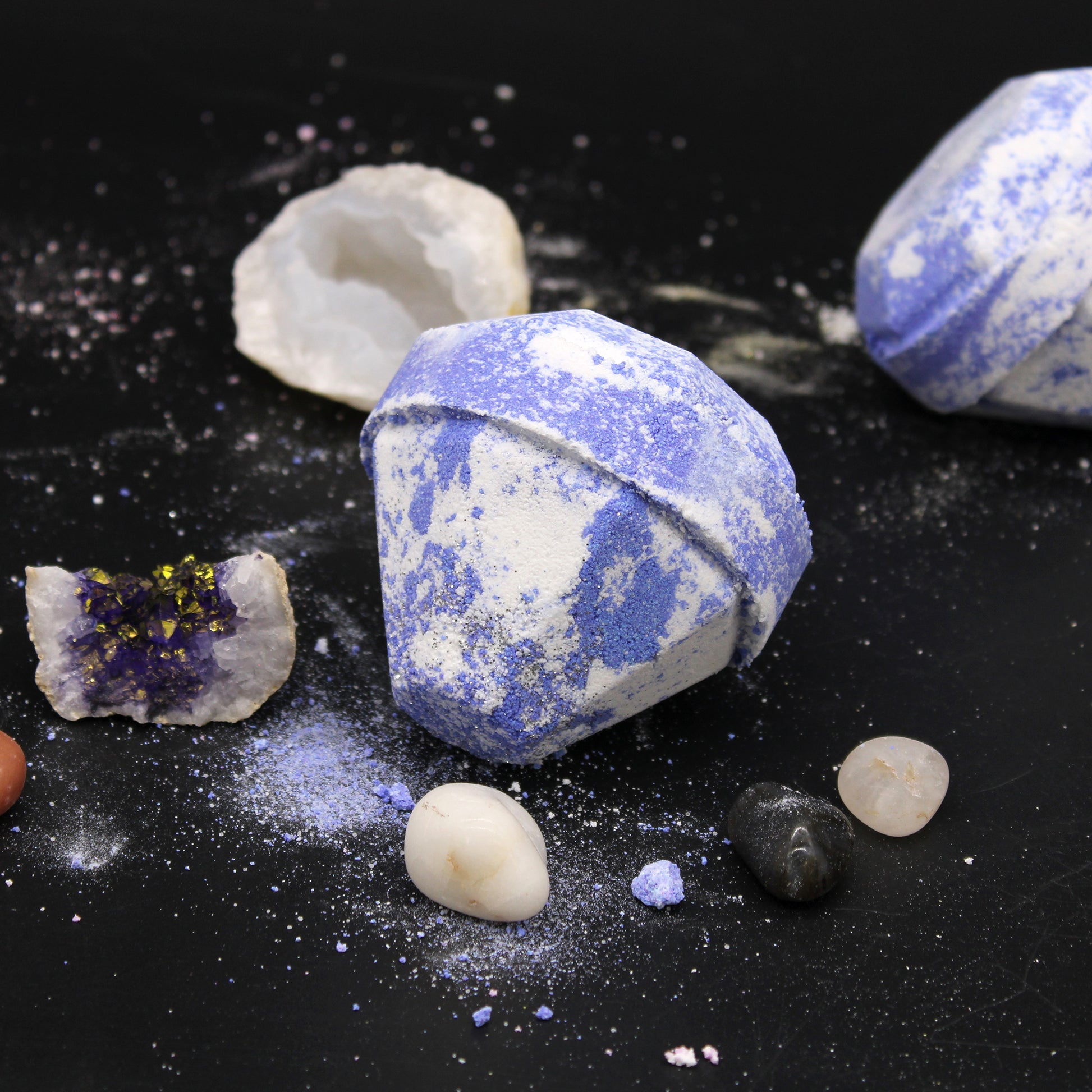 Gemstone Bath Bomb - Raspberry & Pomegranate From Witch, Please!