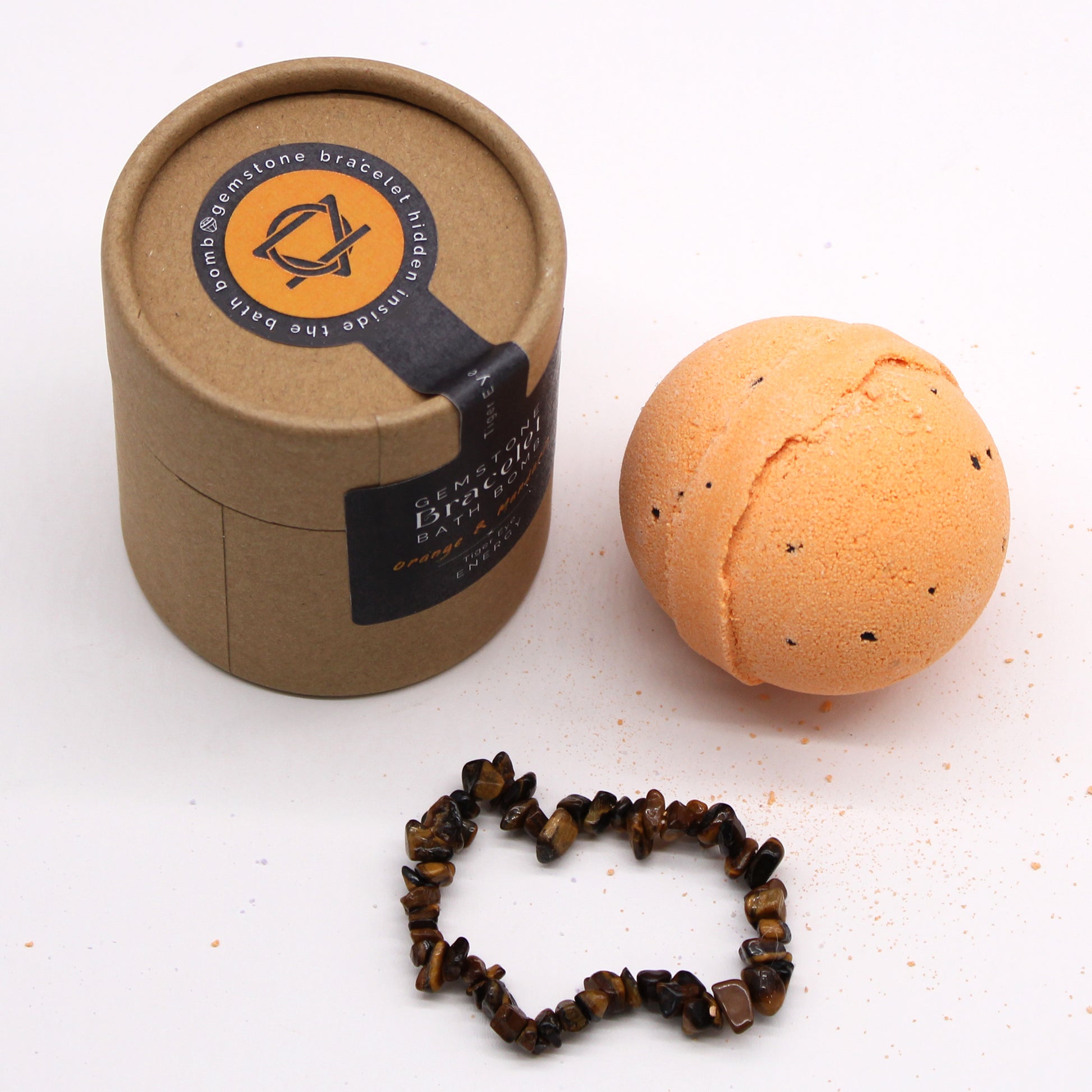 Tiger Eye Gem Bracelet Bath Bomb From Witch, Please!