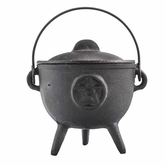 Cast Iron Cauldron with Pentagon 11x13cm From Witch, Please!