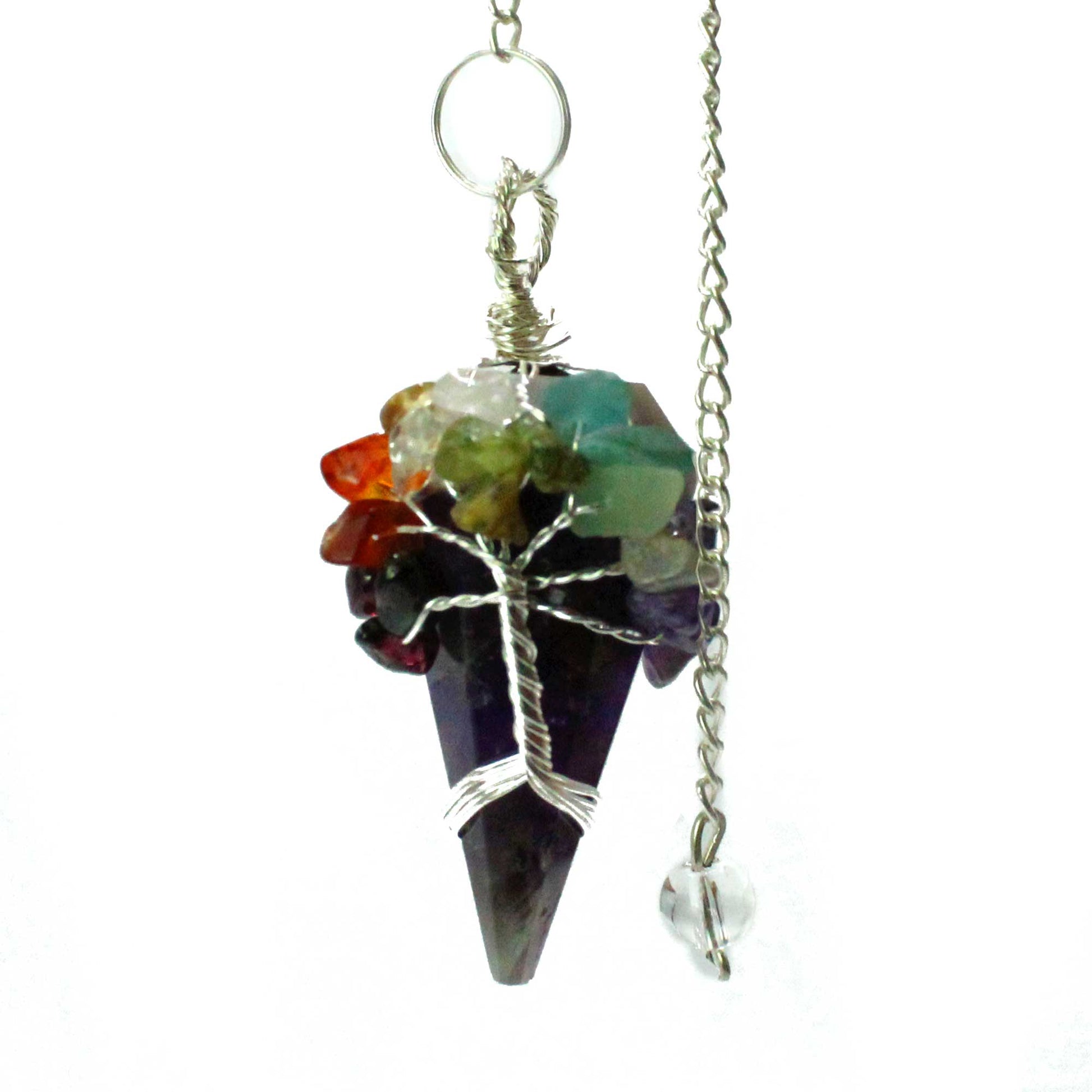 Magic Pendulum - Seven Chakra - Amethyst From Witch, Please!