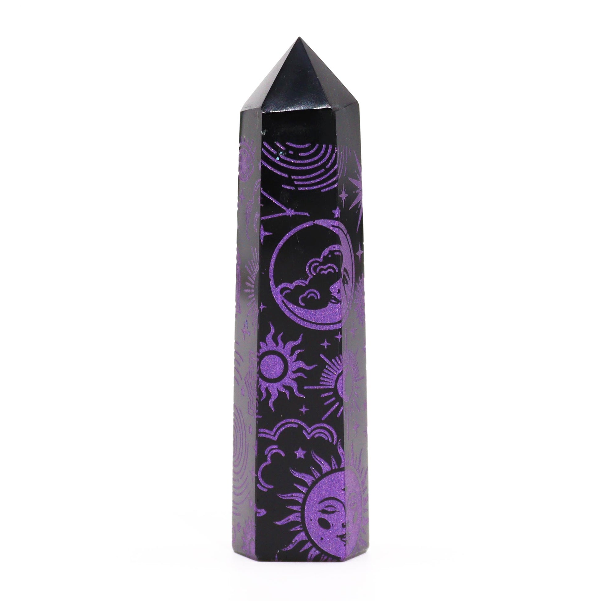 Black Obsidian Point - Mystic Story - Deep Purple From Witch, Please!