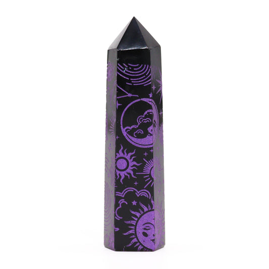 Black Obsidian Point - Mystic Story - Deep Purple From Witch, Please!