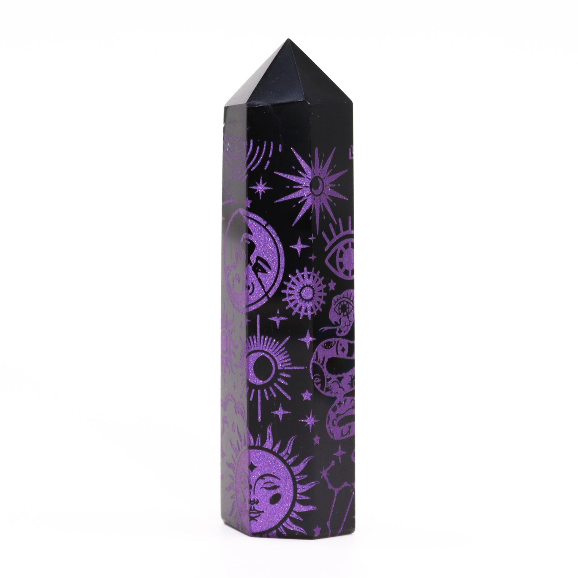Black Obsidian Point - Mystic Story - Deep Purple From Witch, Please!