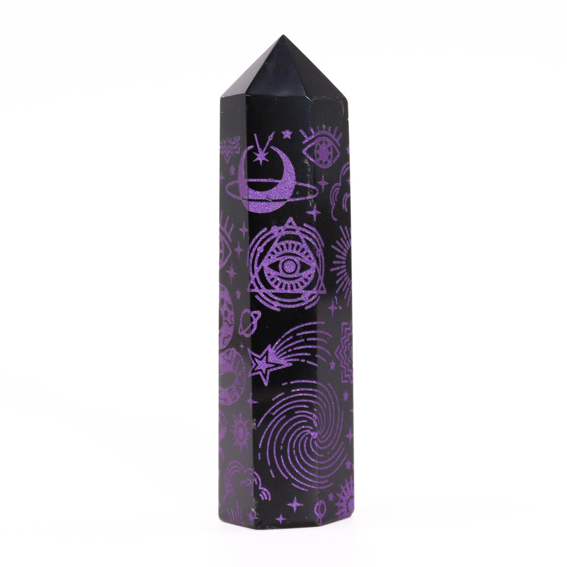 Black Obsidian Point - Mystic Story - Deep Purple From Witch, Please!