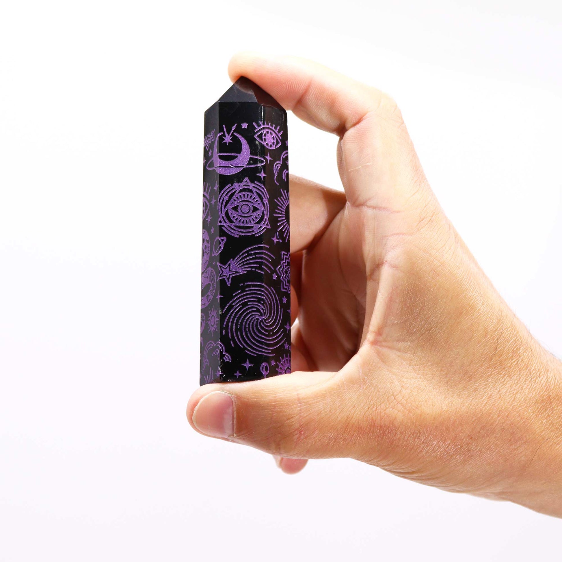 Black Obsidian Point - Mystic Story - Deep Purple From Witch, Please!