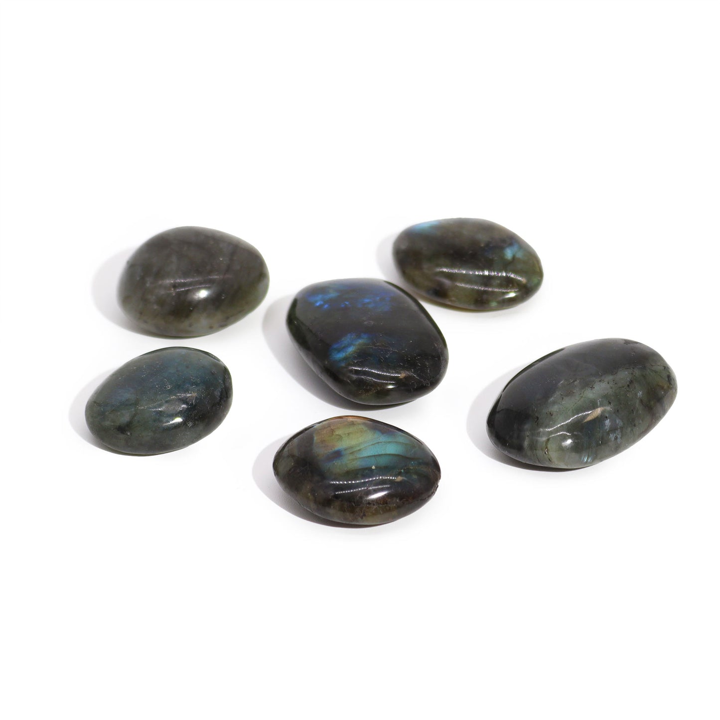 Madagascar Labradorite Palm Stone (approx 25-30gms 55-60mm) From Witch, Please!