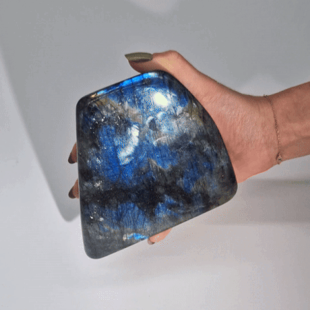 Madagascar Labradorite Statement Stone (approx 900-1100gms  140-170mm) From Witch, Please!