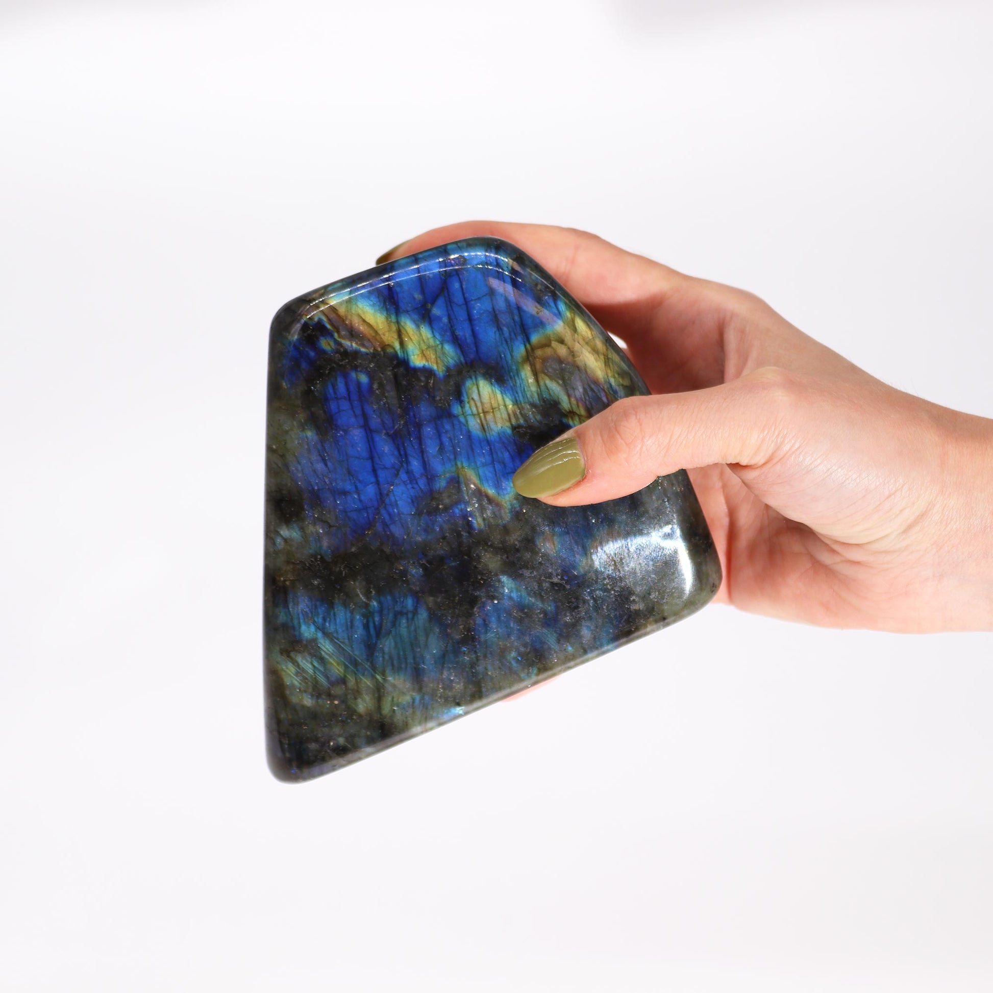 Madagascar Labradorite Statement Stone (approx 900-1100gms  140-170mm) From Witch, Please!