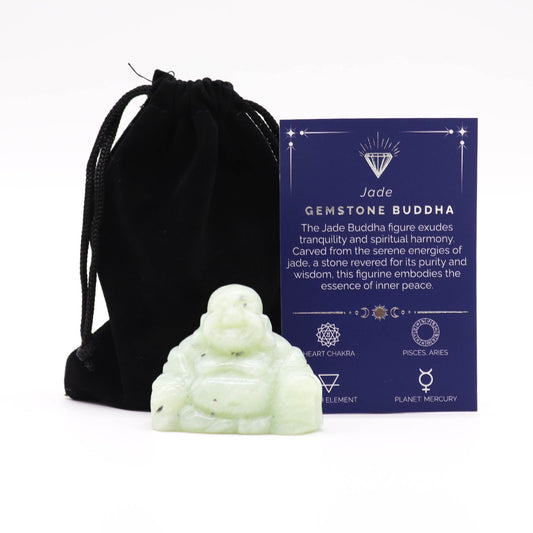 Gemstone Large Buddha - Jade From Witch, Please!