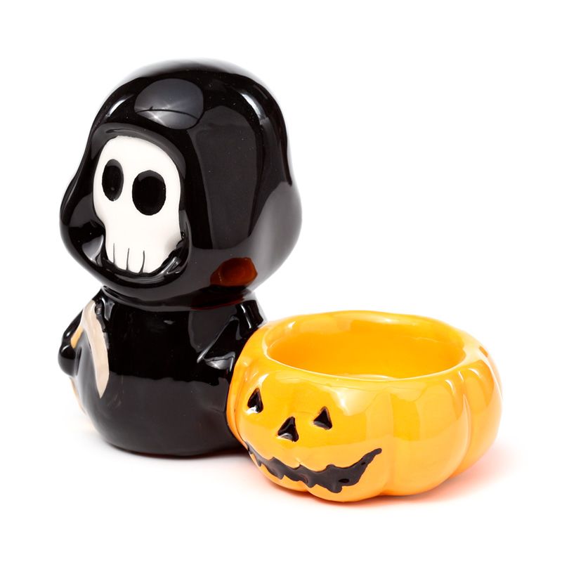 Ceramic Skull Boy Tea Light Candle Holder From Witch, Please!