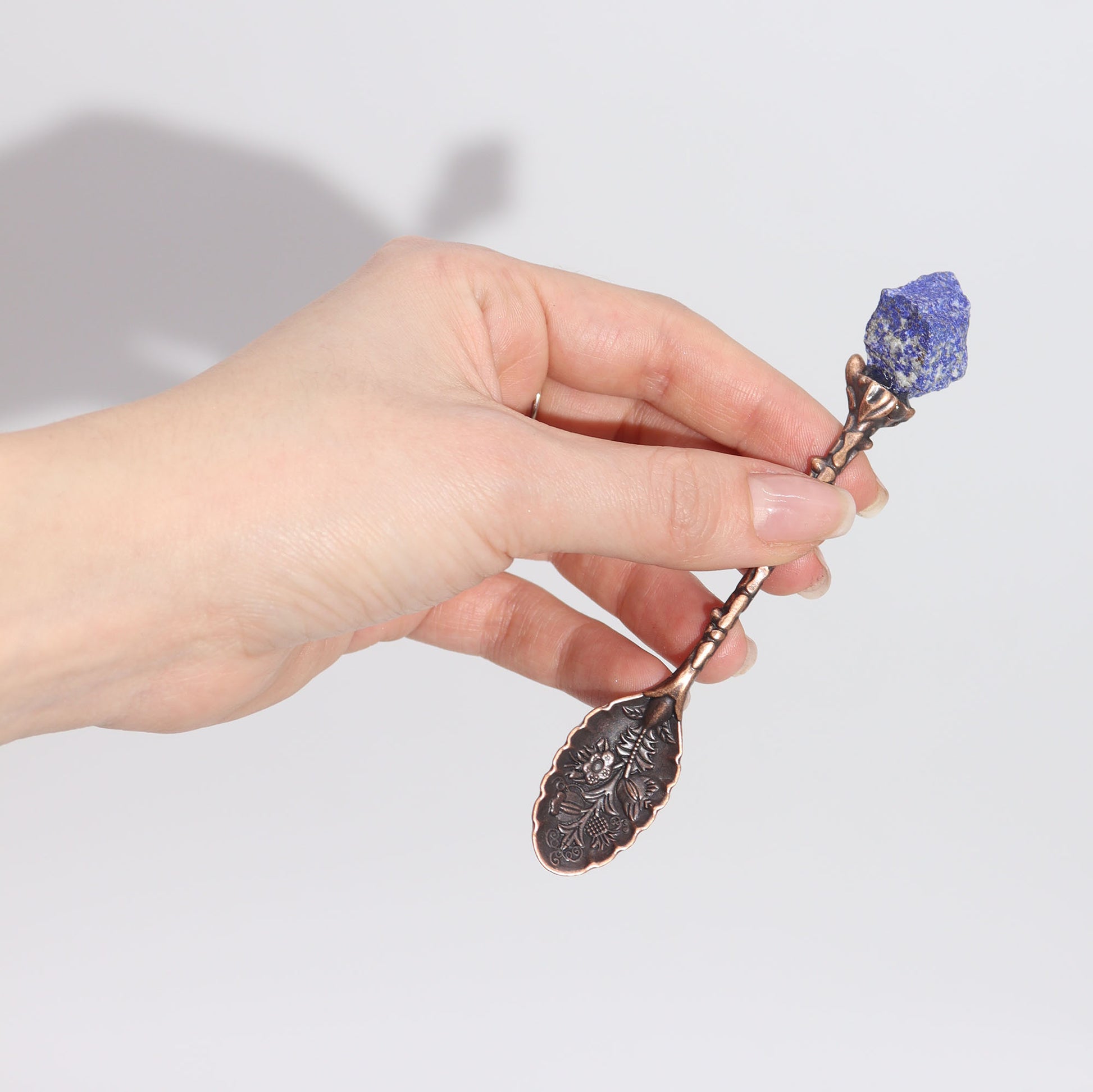 Set of 7 Bronze Gemstone Crystal Witch Spoons From Witch, Please!