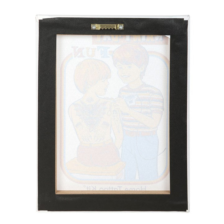19x25cm Rainy Day Fun Canvas Plaque by Steven Rhodes