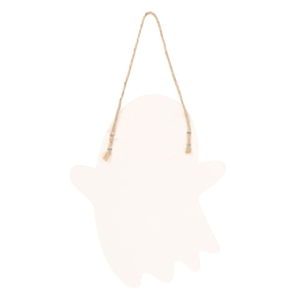 20cm Ghost Shaped Hanging Sign From Witch, Please!