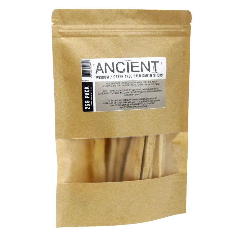 25g Green Tree Palo Santo Sticks 3-4