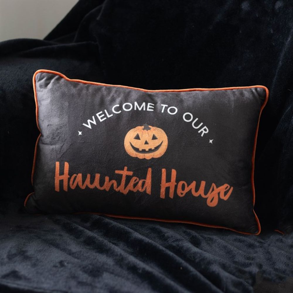 40cm Rectangular Haunted House Cushion From Witch, Please!