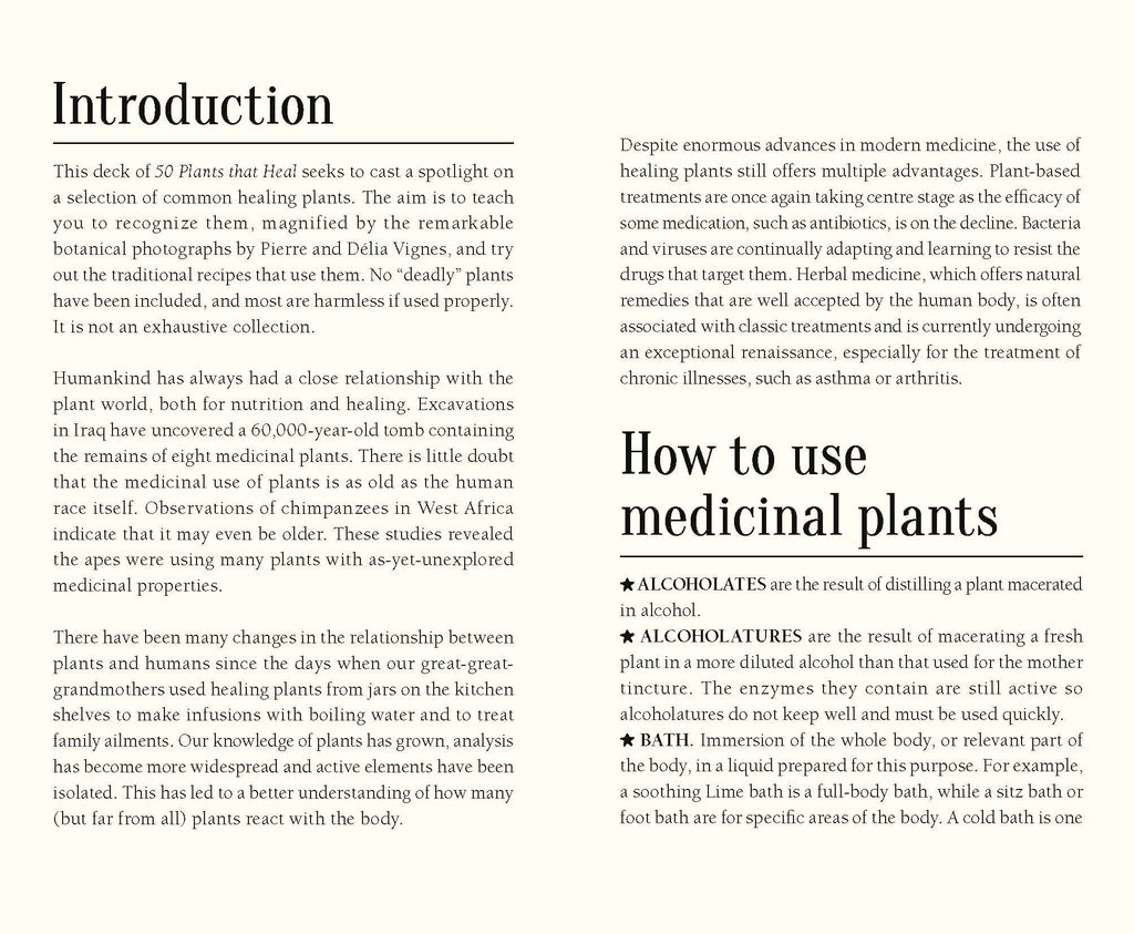 50 Plants That Heal : Discover Medicinal Plants - a Card Deck - Sold by Witch, Please!