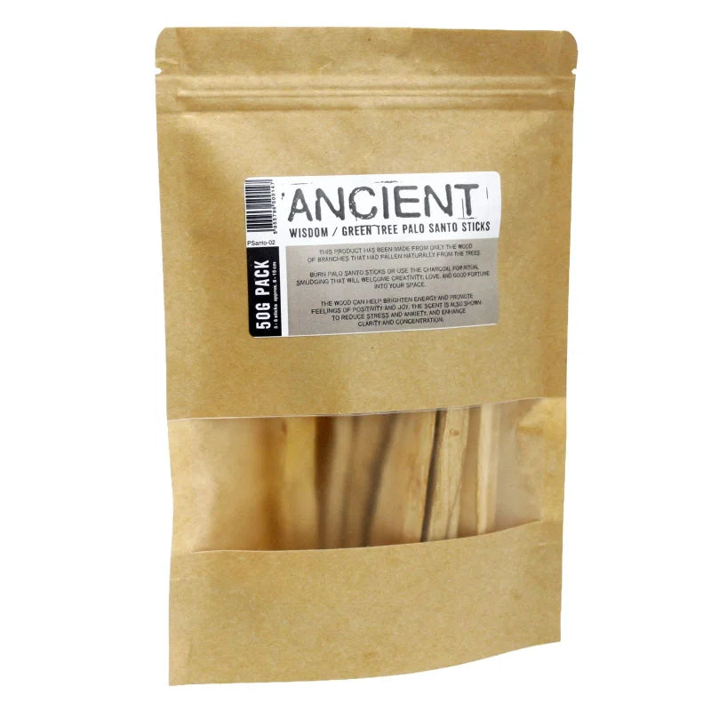 50g Green Tree Palo Santo Sticks 5-8