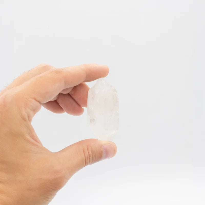 6 Himalayan Quartz Crystal Pieces - Mineral Specimens Rare
