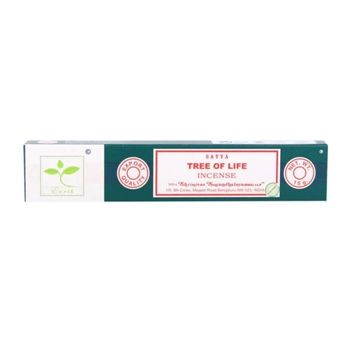 6 Packs of Tree Life Earth Incense by Satya