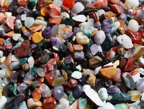 Mixed Natural Gemstone Chips - 5KG From Witch, Please!