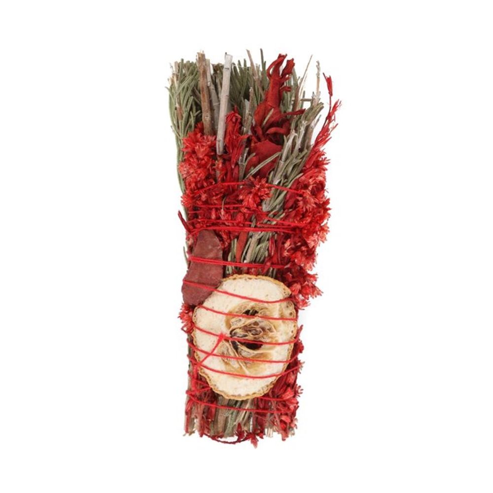 6in Ritual Wand Smudge Stick with Rosemary, Sage and Red Jasper From Witch, Please!