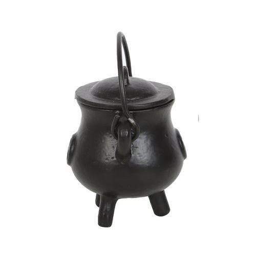 7.5cm Smooth Cast Iron Cauldron with Pentagram From Witch, Please!