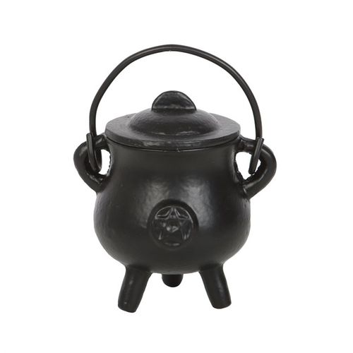 7.5cm Smooth Cast Iron Cauldron with Pentagram From Witch, Please!